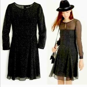 Beautiful j.crew polka dot dress